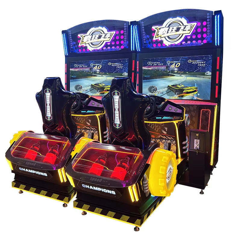 Factory Wholesale Indoor Crazy Racing Arcade Driving Console Coin-Operated Game Racing Simulator Entertainment Console