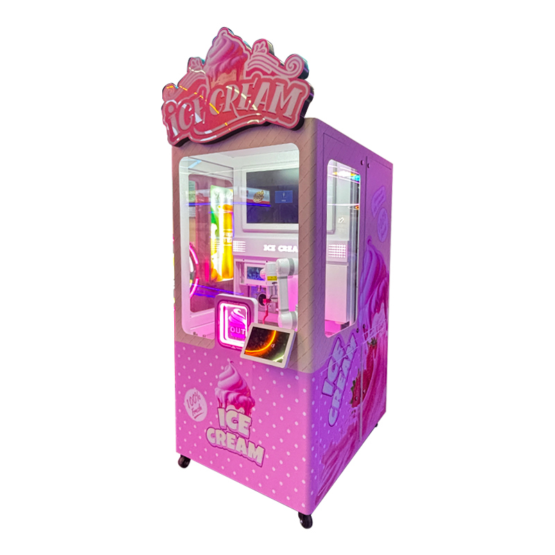 Automatic Ice Cream Vending Machine Smart Frozen Dessert Maker With Touch Screen for Shopping Mall Amusement Park