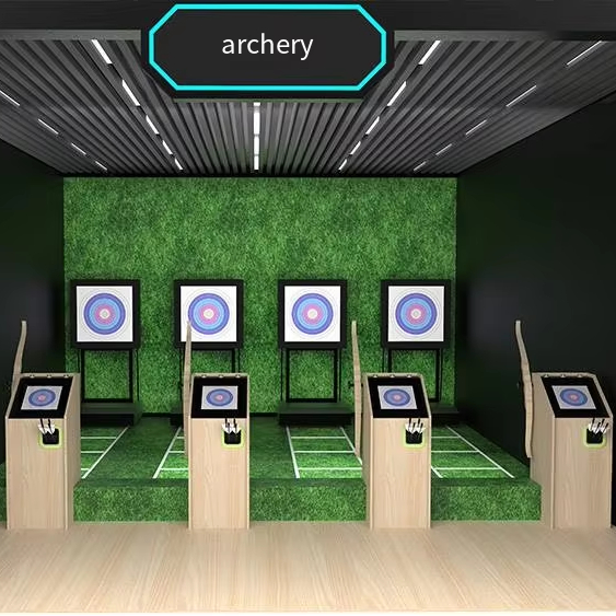 Arcade Archery Hall Moving Strike Target Traditional Bending Compound Bow Sports Interactive Projection
