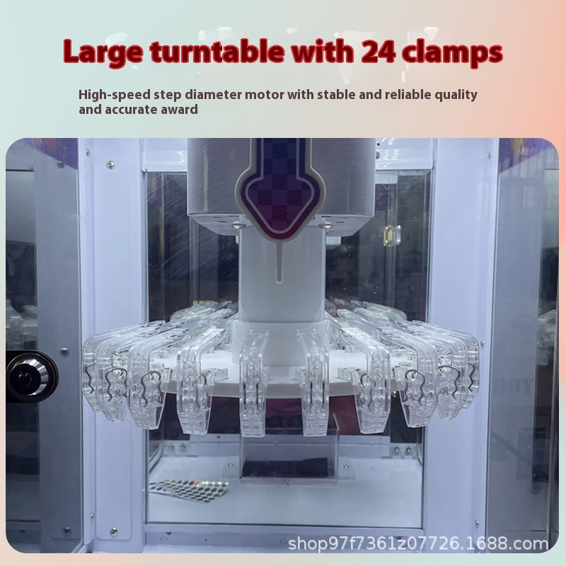 Most Popular Single-Clip Children's Arcade Coin-Operated Game Entertainment Machine Multiple Turntables Claw Machine
