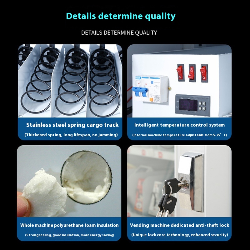 24-Hour Smart Self-Service Commercial Beverage Snack Vending Machine Unmanned with Scan Code Function for Cigarette Vending