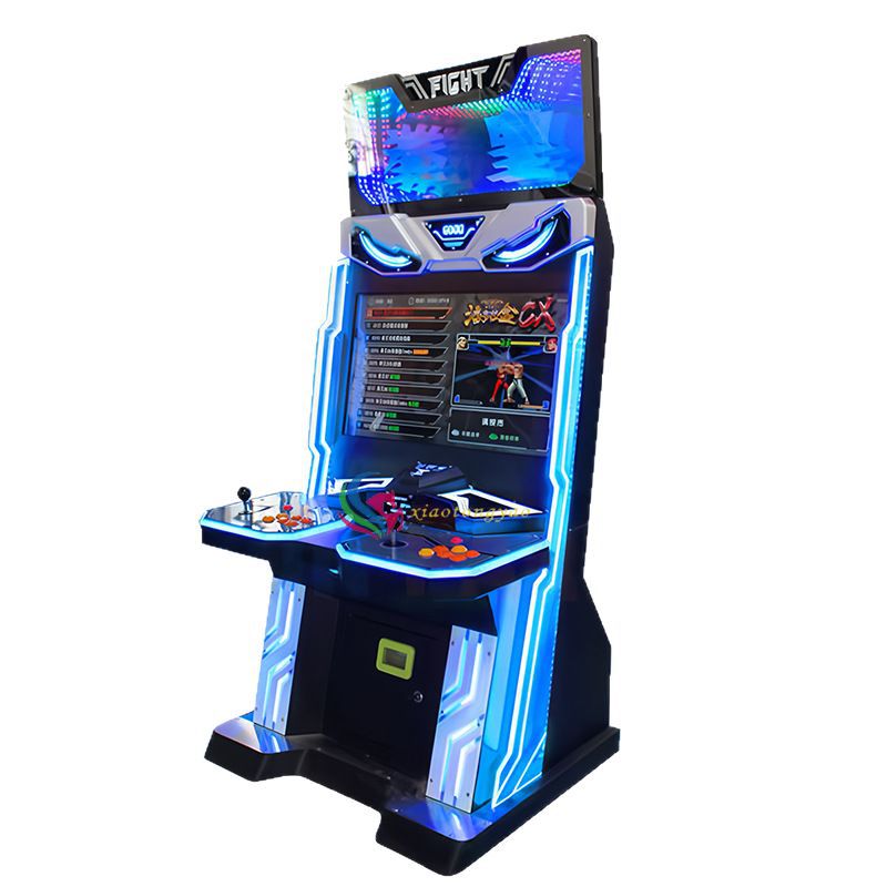 Classic 32-Inch Boxing King Arcade All-In-One Nostalgic Dual Joystick Desktop Game Console Coin-Operated Battle Game Arcade