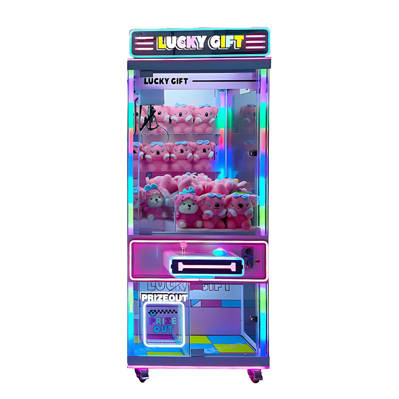 New Hot Color Coin-operated Desk Folder Kuji Claw Machine Doll Machine Commercial Claw Gift Game Machine