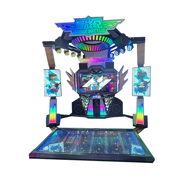 2025 Large Dual-Player Arcade Music Machine Coin-Operated Dance Battle Entertainment with 1 Year Warranty Made of Durable Metal