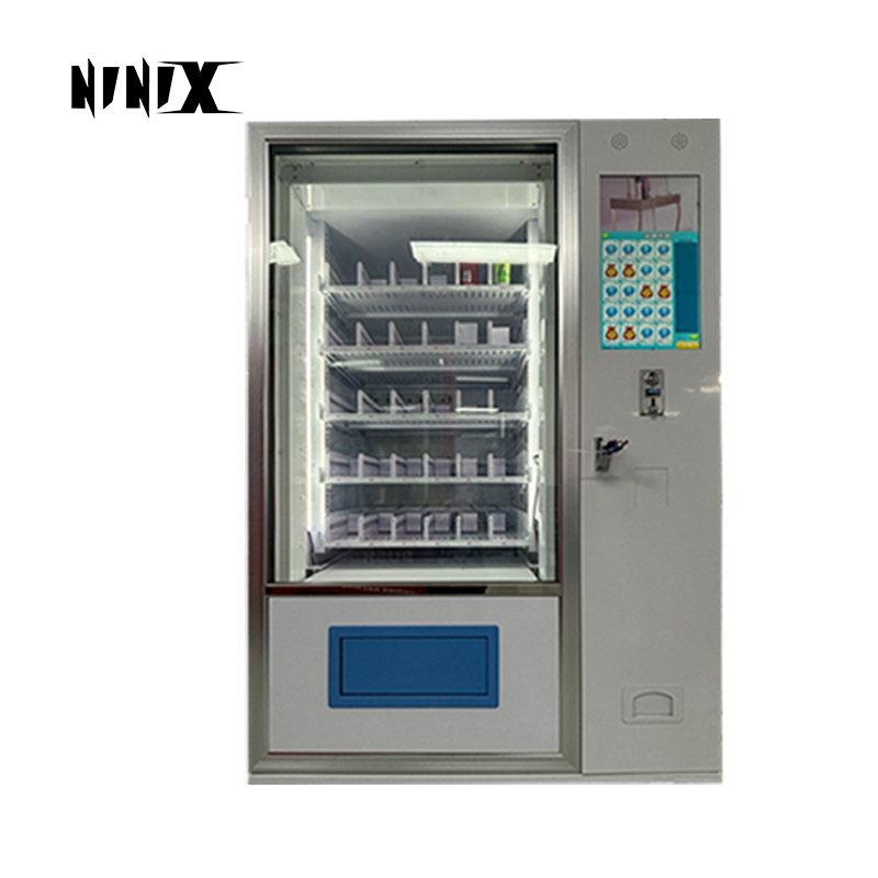 Europe Popular Cosmetics Design pink Lash Vending Machine with Card Reader and Large Hair Beauty Vending Machine