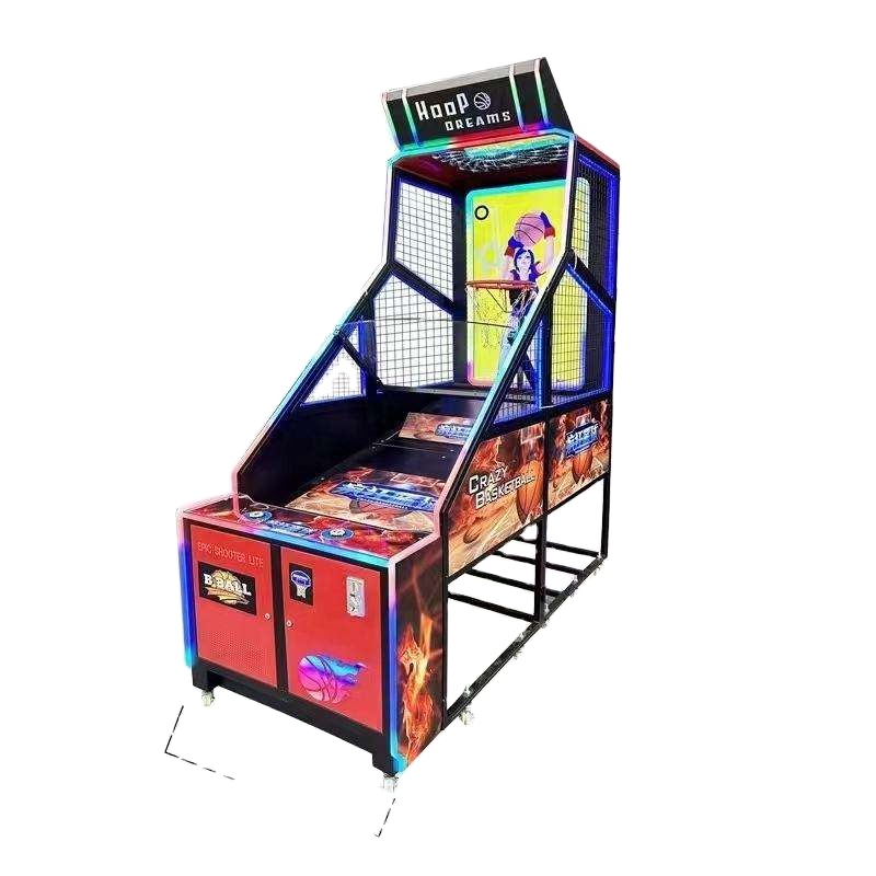 Indoor Coin-operated Amusement Park LED LCD Screen Shooting Street Basketball Arcade Game