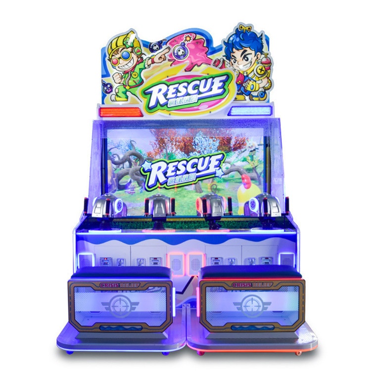 Super ball shooting machine game city arcade two-person interactive coin ball shooting machine