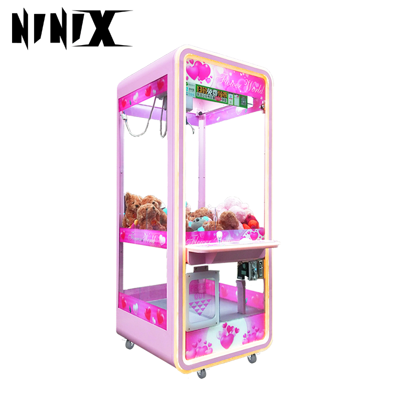 Factory Wholesale Coin Operated Arcade Crane Machine Big Claw Plush Toy Crane with Bill Acceptor Popular Coin Operated Games