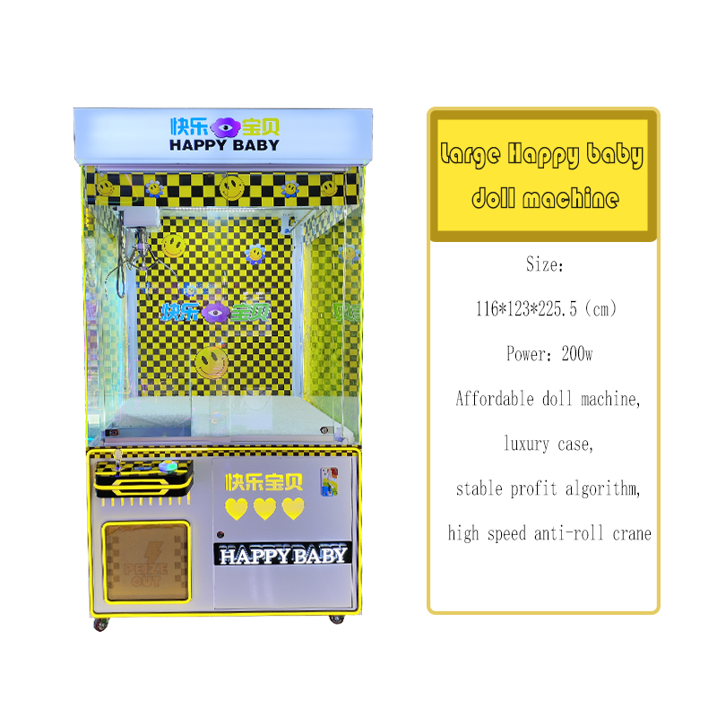 Coin-Operated Mini Gift Doll Crane Vending Machine Fun Capture Game for Kids and Adults