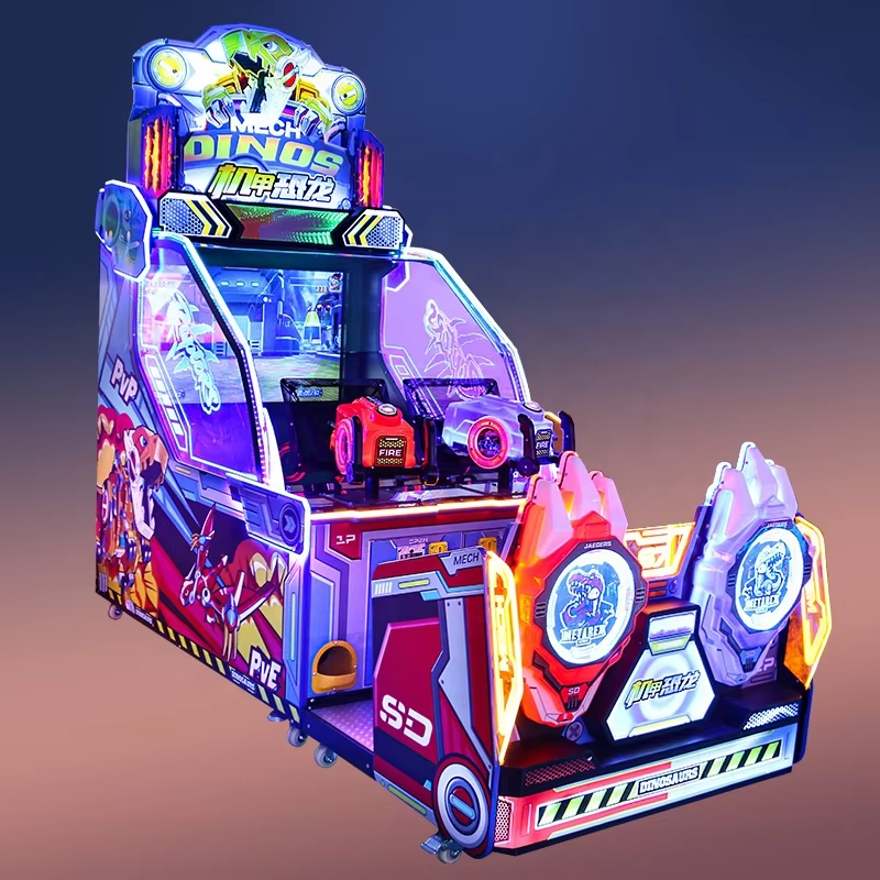 Indoor Large Arcade Simulation Shooting Game Machine Mecha Dinosaur Children's Shooting Game Machine
