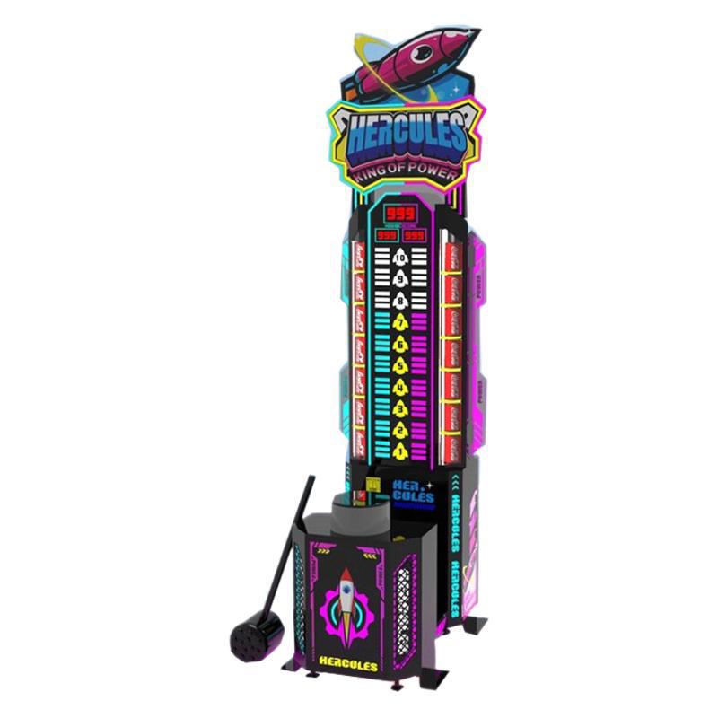 Most Popular Rocket Coin-Operated Game Machine Measuring Force Hammer Equipment