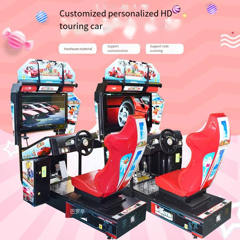 32-Inch High-Definition Circuit Racing Video Game Arcade Large Scale Coin-Operated Driving Console