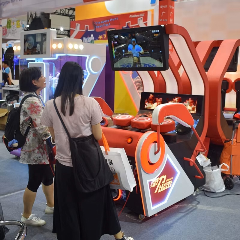 Large Coin-Operated Video Amusement Equipment Boxing Force Measurement Venting Battle for City Video Game Machines