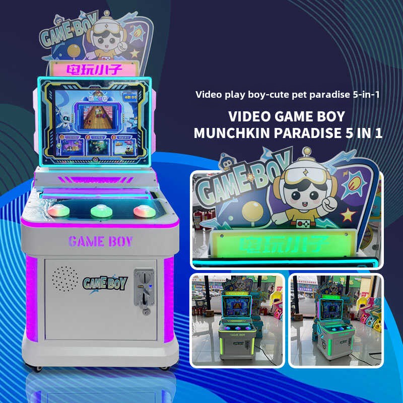 New 19-Inch Large Screen Racing Game Machine Children's Design for Indoor Parks Coin-Operated City Games