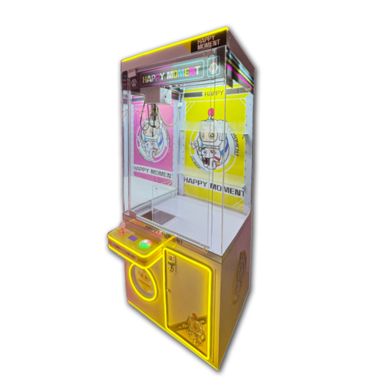 NINIX Happy Moment Themed Arcade Claw Machine Coin-Operated Prize Game Kids 6 Durable Plastic Acrylic Construction Universal