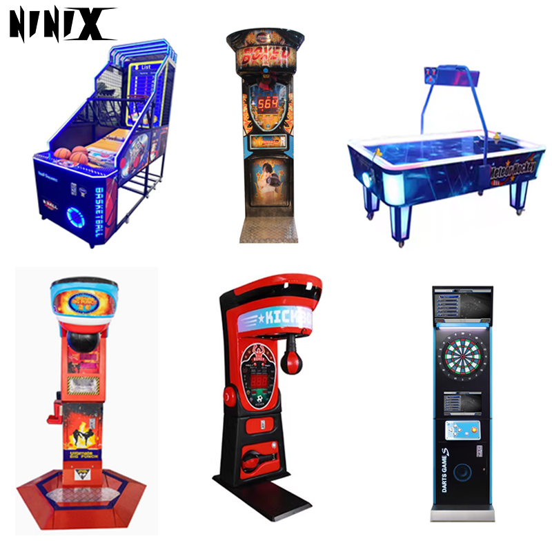 High Quality Coin Operated Indoor Domestic  Amusement Boxing Hitting Machine Street Basketball Arcade Game Machine