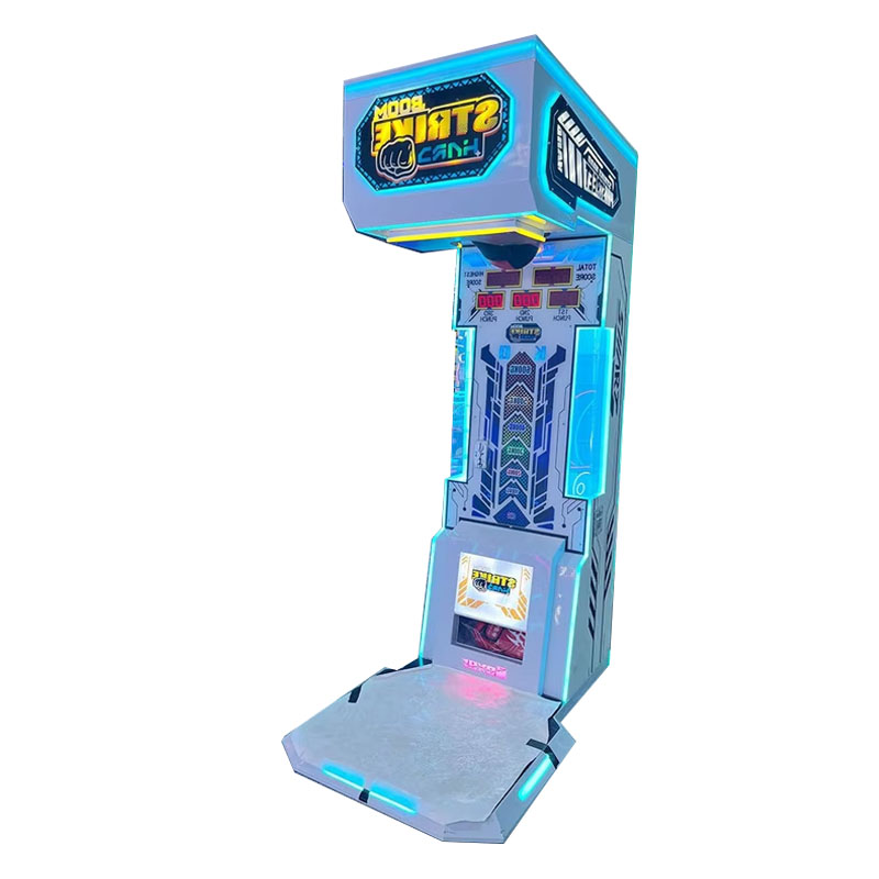 Coin Operated Boxing Punch Strength Tester Machine Arcade Body Strike Game Equipment Sports Amusement Fitness Game