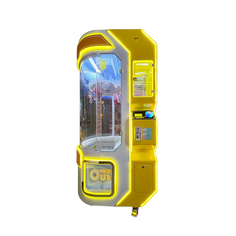 Factory New Mini Arcade Coin-Operated Game Machine Space Rabbit Clip Keychain Prize for Keychain Collectors