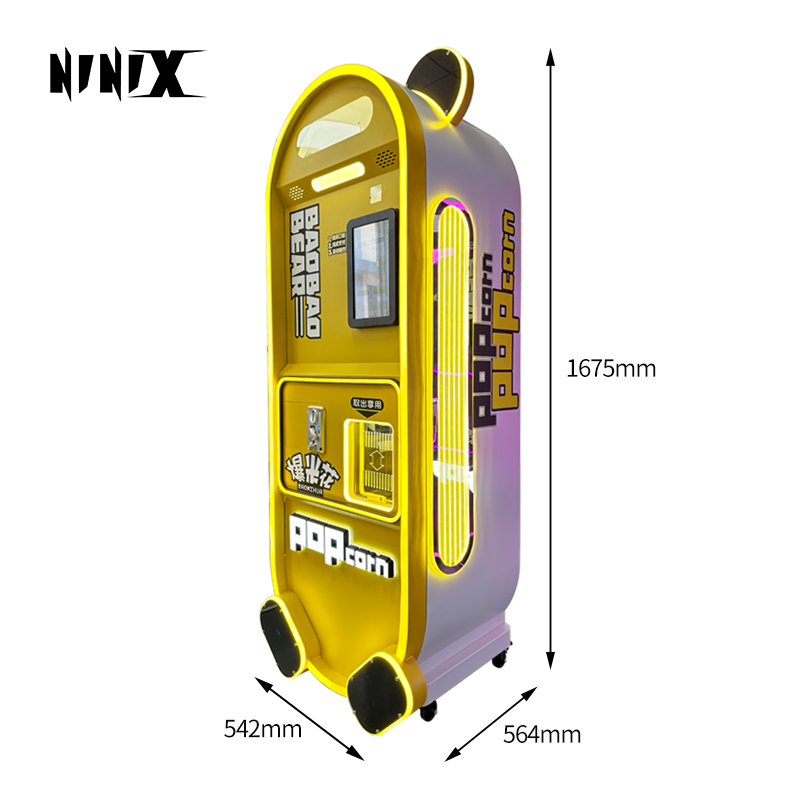 Coin-operated Best-selling Automatic Popcorn Machine Suitable for Cinemas, Bars, Popcorn Vending Machines