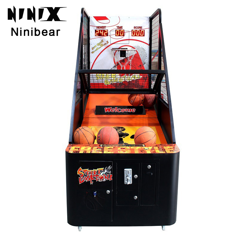 Adult Indoor Sports Arcade Basketball Console Coin-operated Games Interactive Video Game Basketball Machine