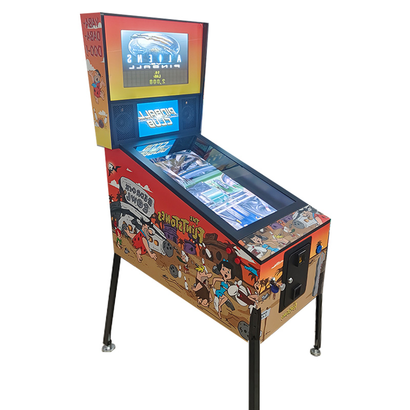 Family Entertainment Coin Operated Future Visual Pinball Bally Tables Club 66 Games 2 Screen Virtual Pinbal for Sale