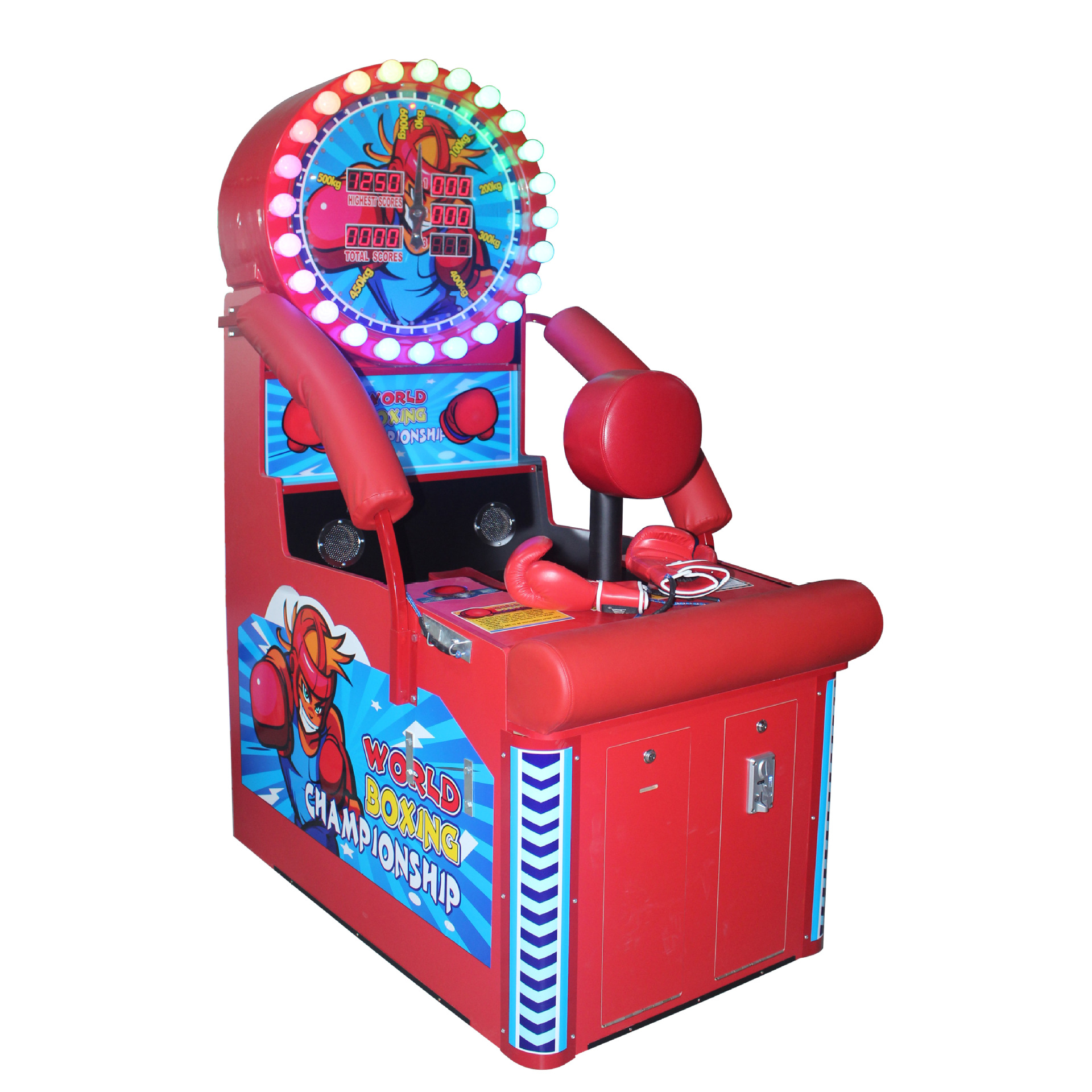 Game City Arcade Big Man Boxing Arcade Measuring Power Performance Reaction Ability of Boxing Machine