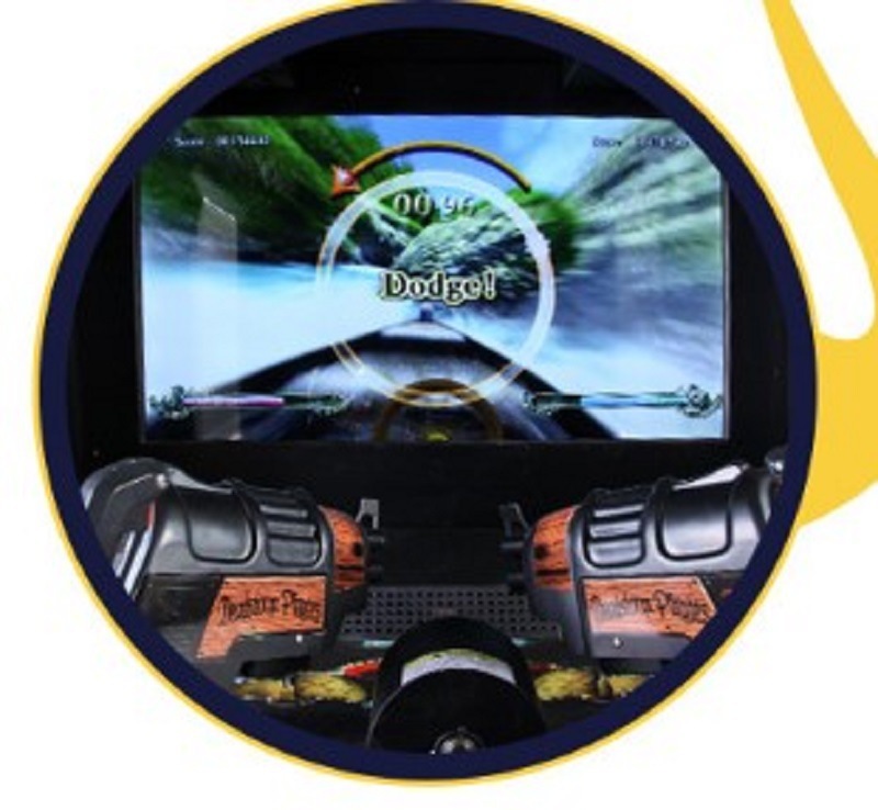 Most Popular Large Machine Gun New Pirate Adventure Coin Operated Playground Equipment for Adults Children Shooting Game