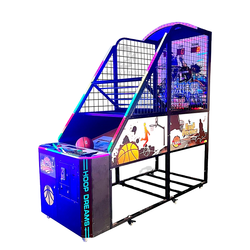 Popular Coin-Operated Arcade Basketball Training Machine Metal Basketball Game Cabinet for Game City