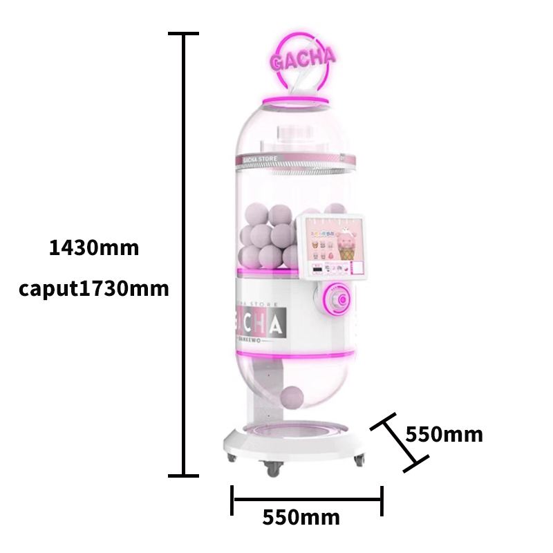 Commercial Coin-Operated Metal Capsule Toy for Game Centers & Gifts Automatic Toy Game for Kids & Adults