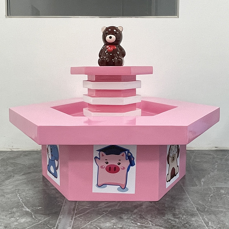 Educational Children's Playground Handmade Table Shopping Mall square Amusement New Project Toy Table