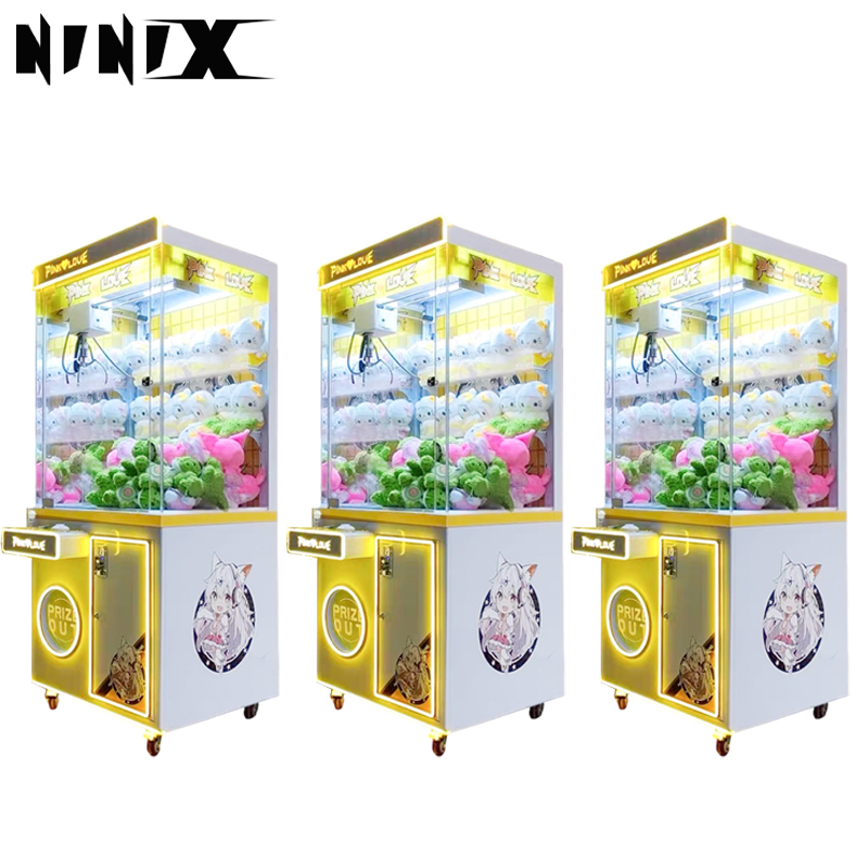 Coin Operated Claw Crane Machine Arcade Toy Catcher Game Equipment Plush Doll Prize Redemption Amusement Vending Machine