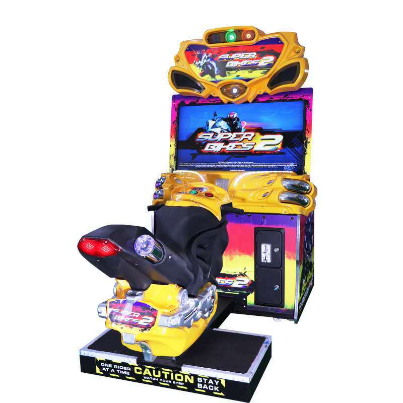 Adult FF Motorcycle Racing Arcade Game Machine Large Coin-Operated Entertainment with Warranty