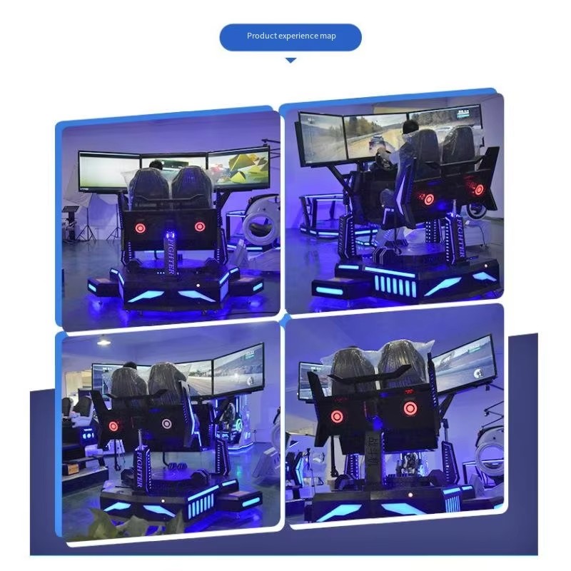 Two-Player Game VR Running Simulator Ice Space Simulation VR V3 Chair VR Movies Catwalk VR VR Seats VR 360 Simulator