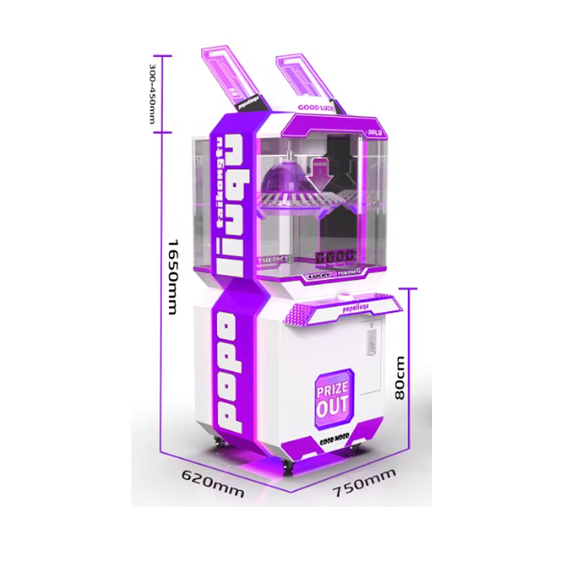 Russia's Popular Coin-Operated Space Rabbit Prize Claw Machine Amusement Game Center Gift Doll Machine