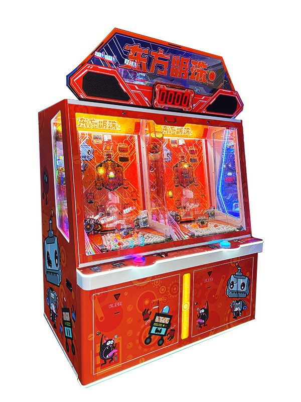 Hot Selling Oriental Pearl Metal Plastic Ball Game Machine Coin Exchange Pusher for Indoor Amusement Park