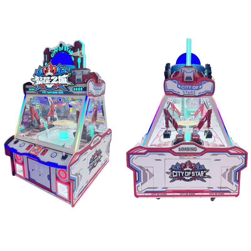 Hot Selling High Quality Coin Operated Games Four Claw Gift Crane Small Prize Doll Mini Claw Machine  Indoor Playground