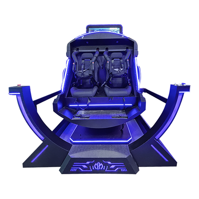 VR Motion Simulator Ride Dual Seat Virtual Reality Cinema Machine Immersive Experience Game Equipment for Amusement Park