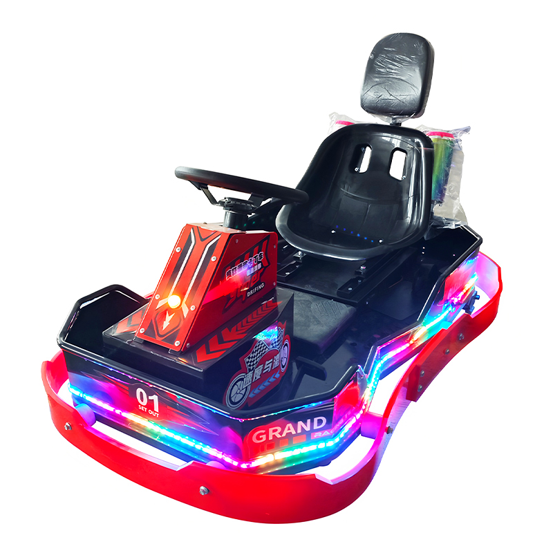 Electric Drift Go Kart Ride Battery Racing Car Amusement Park Bumper Kart Kids Teenagers Playground Entertainment Center Motor