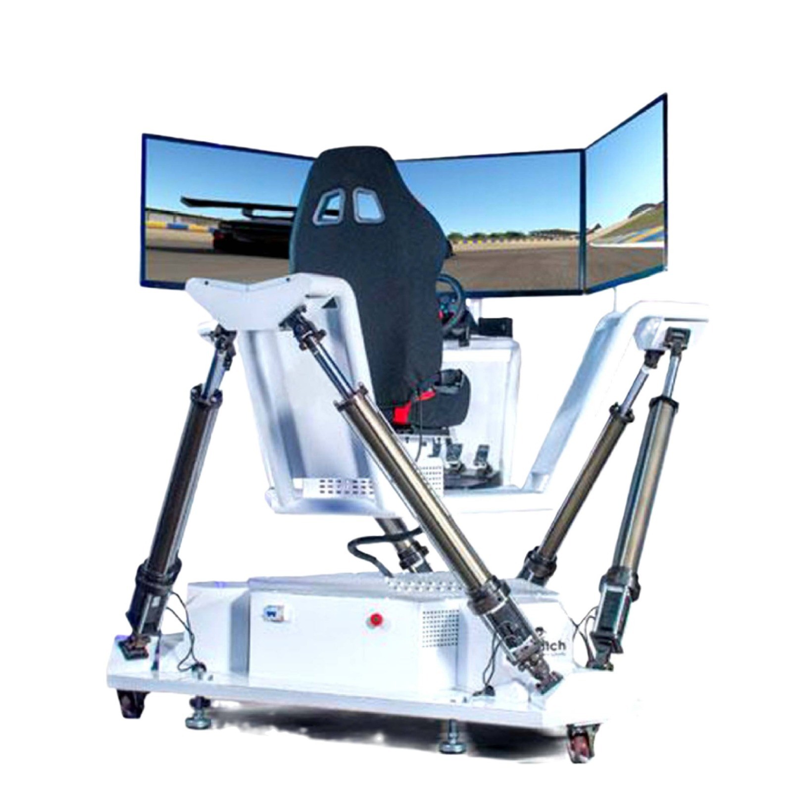 Three-Axis Dynamic Racing VR Simulation Video Game Arcade Large Three-Screen Indoor Entertainment Coin Operated