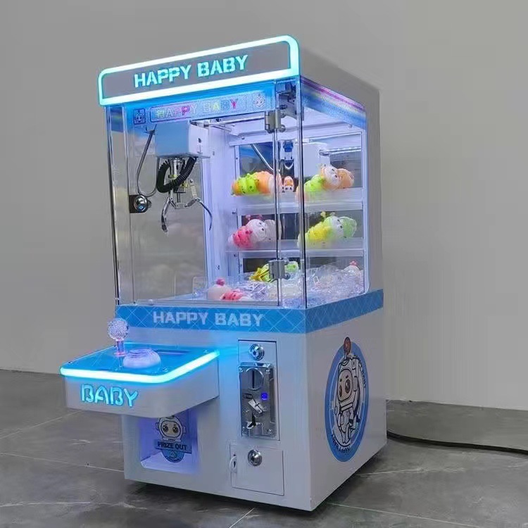 Coin-Operated Mini Claw Machine Small Medium-Size Household Toy Grabber Video Game City Clip Doll Machine for Amusement
