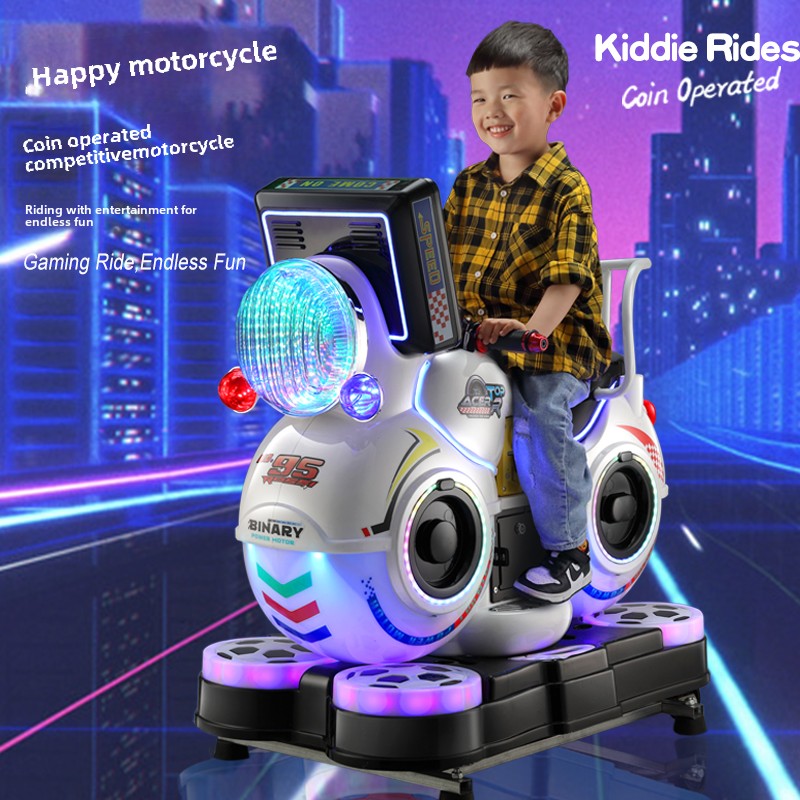 Factory Direct Sale New Coin-Operated Swing Machine Children's Electric Toy Commercial & Home Use Rocking Car Music Yao Ma