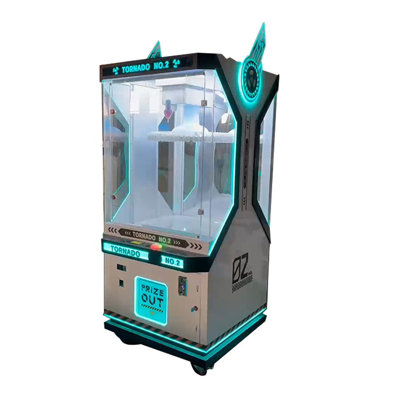 Tornado Prize Out Arcade Machine Wind Blowing Cash Grab Game Equipment Interactive Ticket Redemption for Mall Park Entertainment