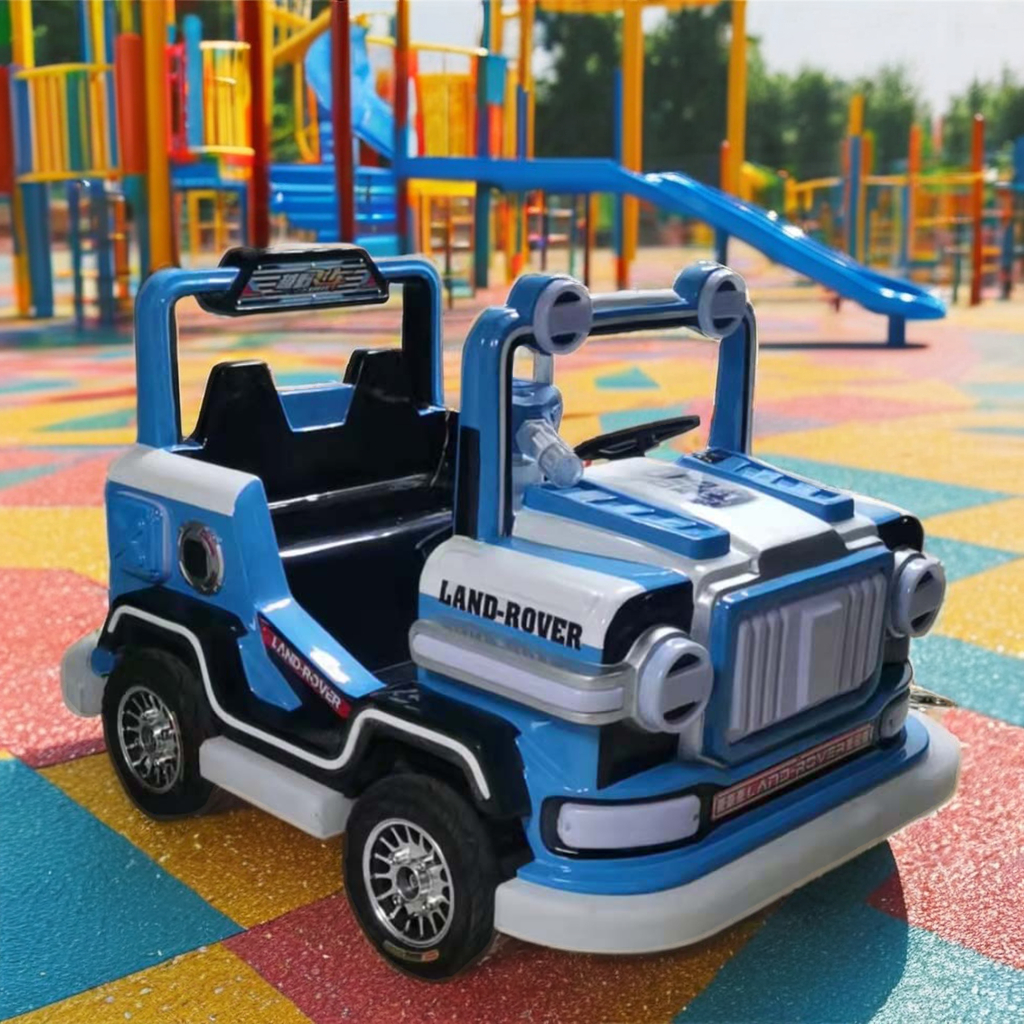 Amusement Park Entertainment  Children's Electric Car 2 Seats Children's Riding Battery Car Toy Car for Mall