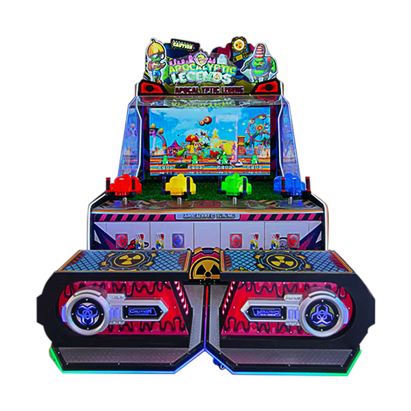 Four-Player Water Shooting Simulation Coin Operated Kids Game Machine for Game Centers