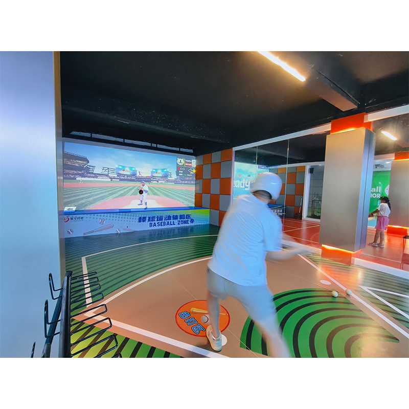 Interactive Indoor Baseball Simulator Machine Virtual Batting Training Game Equipment for Sports Center Amusement Park