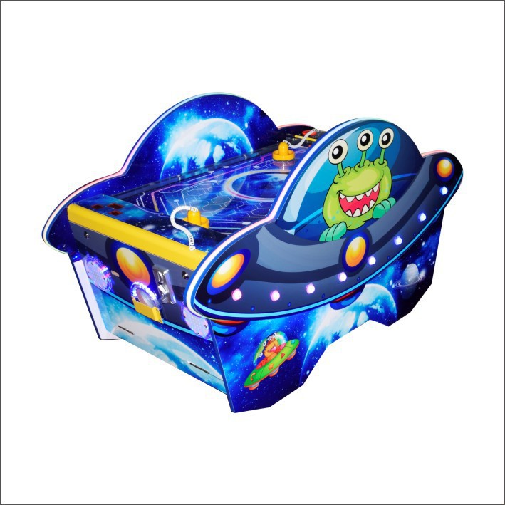 Transparent Bubble Hockey Game Table Coin Operated Arcade Machine for Family Gatherings