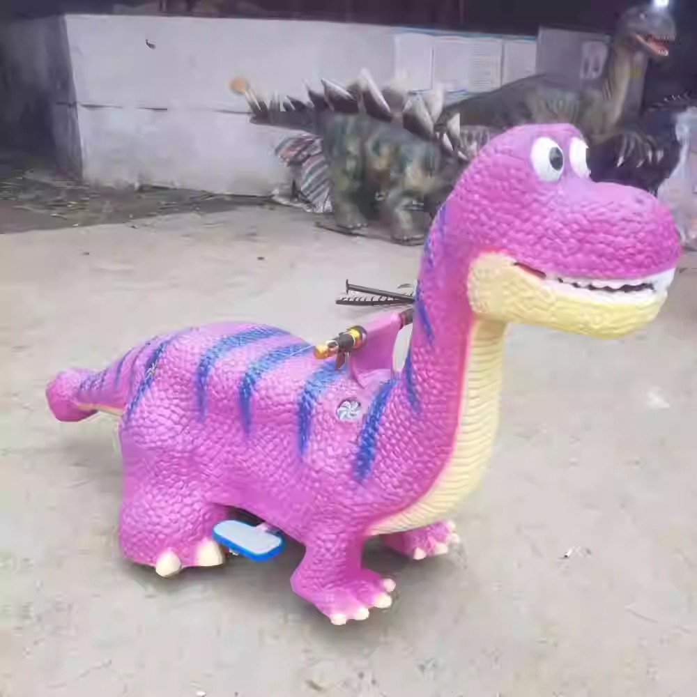 Funny Amusement Ride Electronic Dinosaur Toy Cars  Kids Simulation Model Shopping Mall Toy Car for Hot Sale