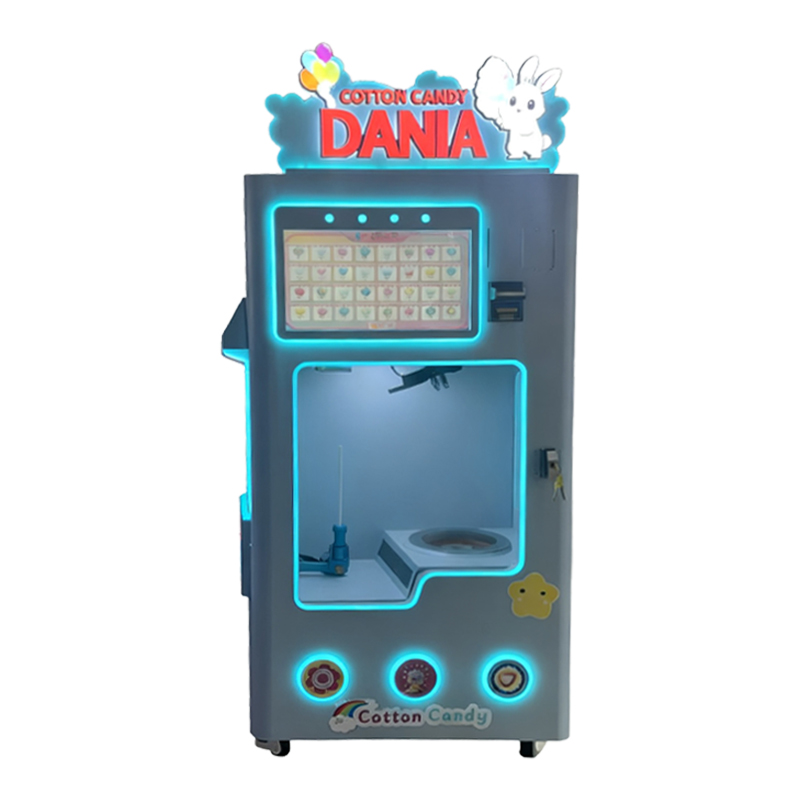 NINIX Cotton Candy Vending Machine Automatic Smart Candy Floss Maker Metal Self Service 1 Year Warranty Shopping Mall Amusement