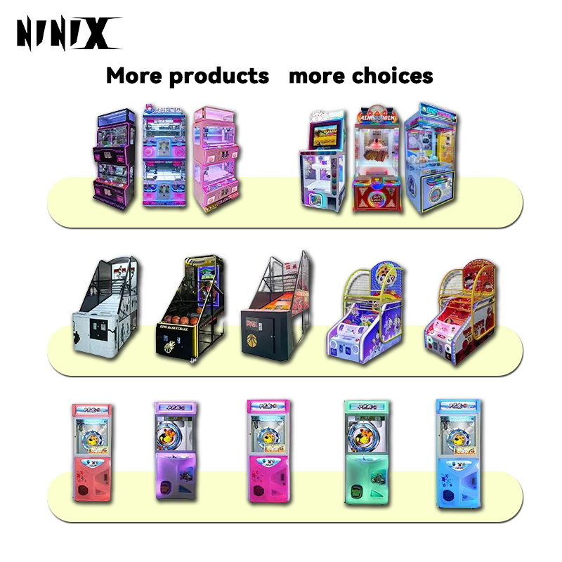 4 Player Air Hockey Table Arcade Game Machine Coin Operated LED Light Interactive Sports Game Equipment for Amusement Park