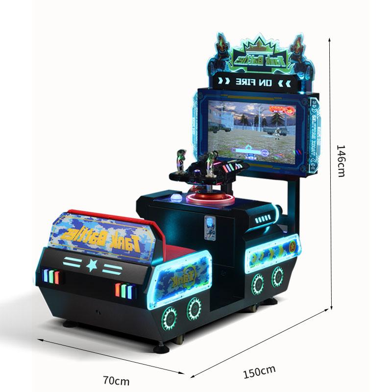 Large Commercial Video Racing Gun Machine New Coin-Operated Kids' Game 1-Year Warranty for Mall Supermarket Door Paradise